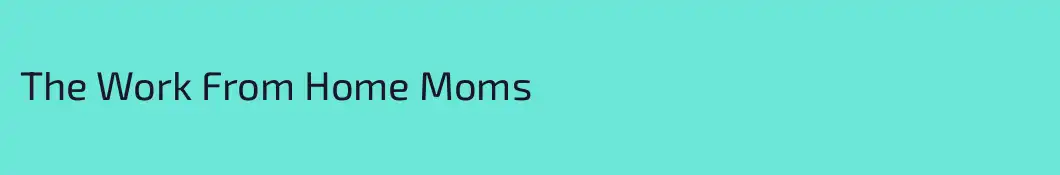The Work From Home Moms
